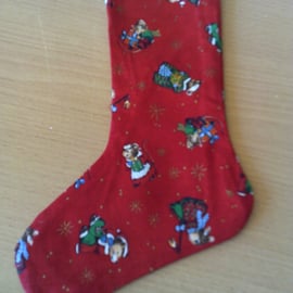 Dressed Up Wild Animals 7.5 inch stocking