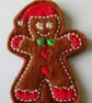 667 Gingerbread girl - 668 Gingerbread boy bookmark. - Image 5