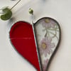Stained Glass Two Tone Heart
