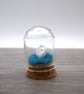 small glass glitter man in the moon figure - Image 2