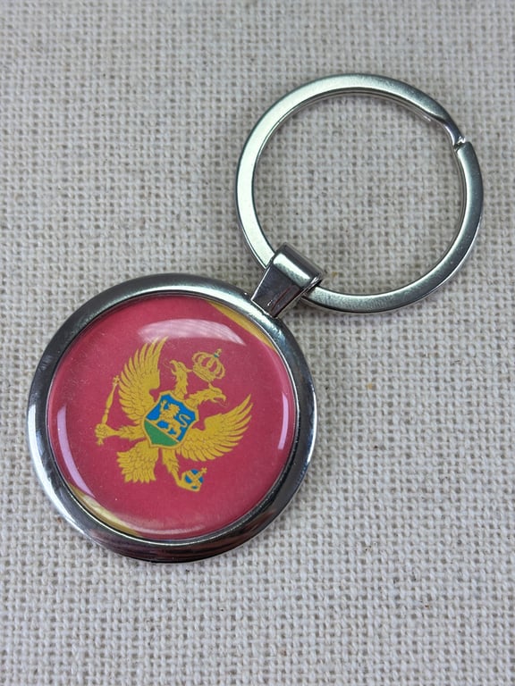 Montenegro Flag Keyring