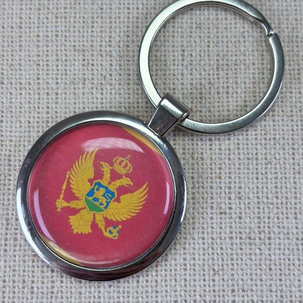 Montenegro Flag Keyring