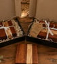 Handmade wooden coasters. Sapele & Ash, gift boxed.  - Image 5
