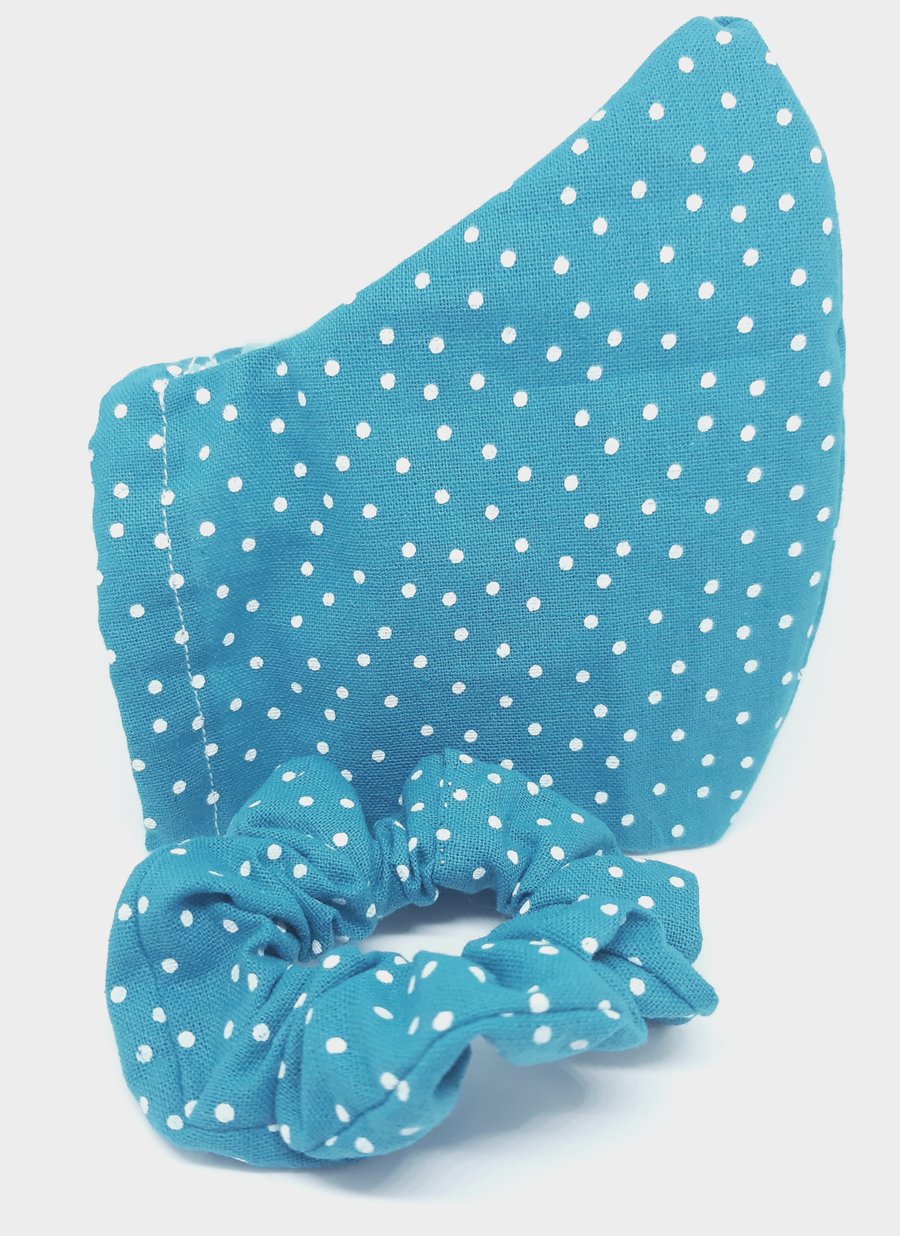 Face Covering with Matching Scrunchie - Teen-Small Adult