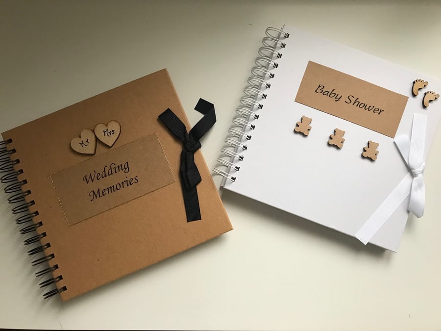 Personalised Photo Album or Guest Book, Wedding Photo AlbumGuest Book, Baby Show