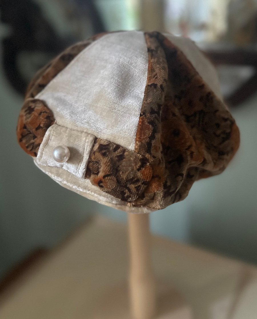 Velvet, Beret Style, Velvet Hat 