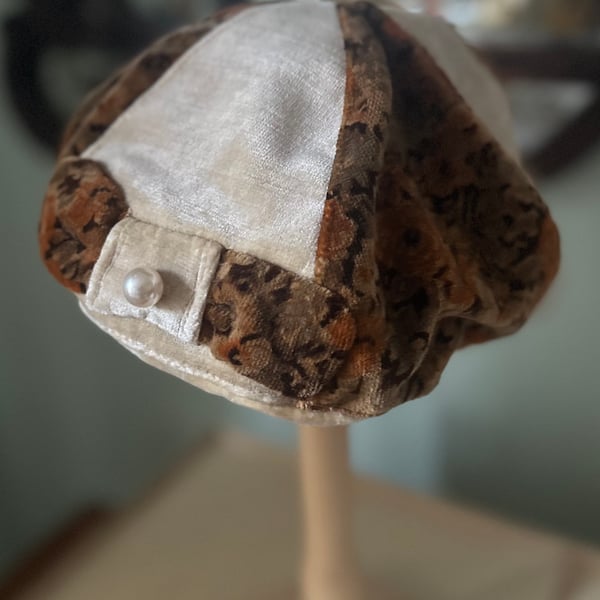Velvet, Beret Style, Velvet Hat 