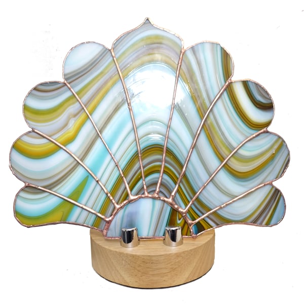 Cream Art Nouveau Style Lamp