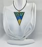 Sea scape fluid art pendant necklace  - Image 1