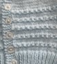 16"  Baby Boys V Neck Patterned Cardigan - Image 4