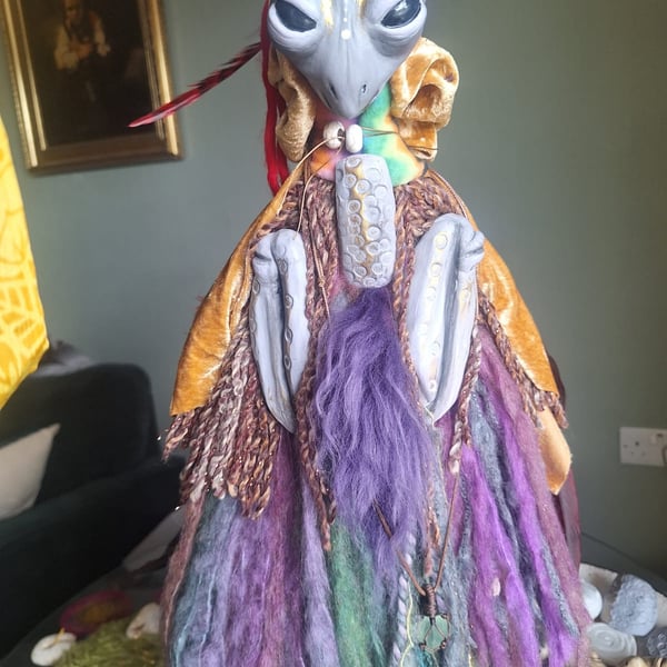 Spirit doll,witch, altar,poppet doll, witches ward, protection,shaman doll