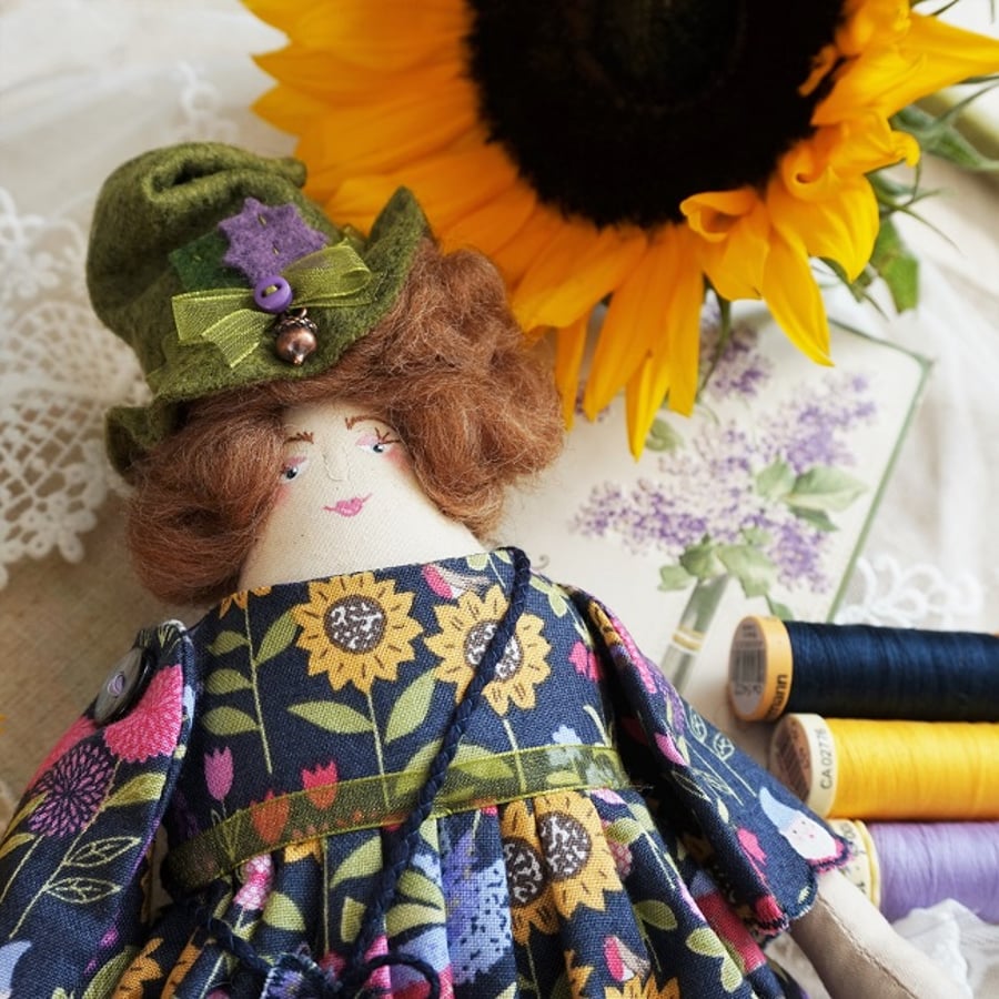 Hortense, A Little Lancashire Sunflower Witch