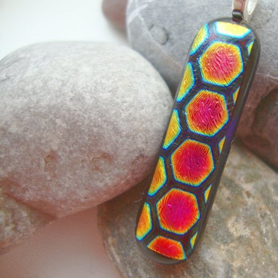 the glass boutique fused glass pendant