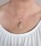 Jasper Gemstone pendant sterling silver  Hallmarked - Image 2