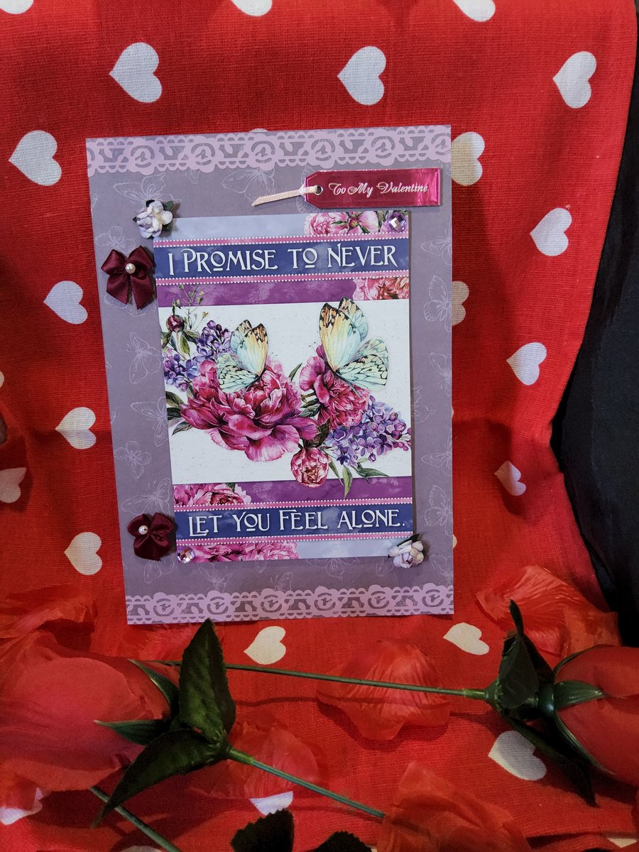 Valentines Greeting Card - Never Alone