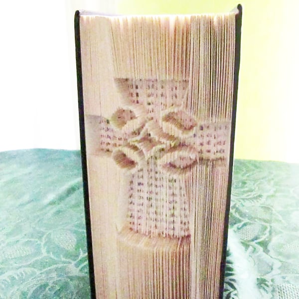 Cross CUT & FOLD Book Folding Pattern - EMAILED PDF PATTERN
