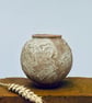 Small textured moon jar - Image 1