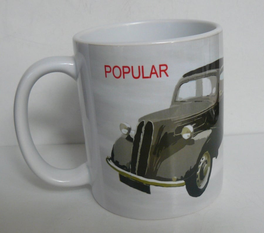 popular ceramic mug classic f rd popular side valve anglia black