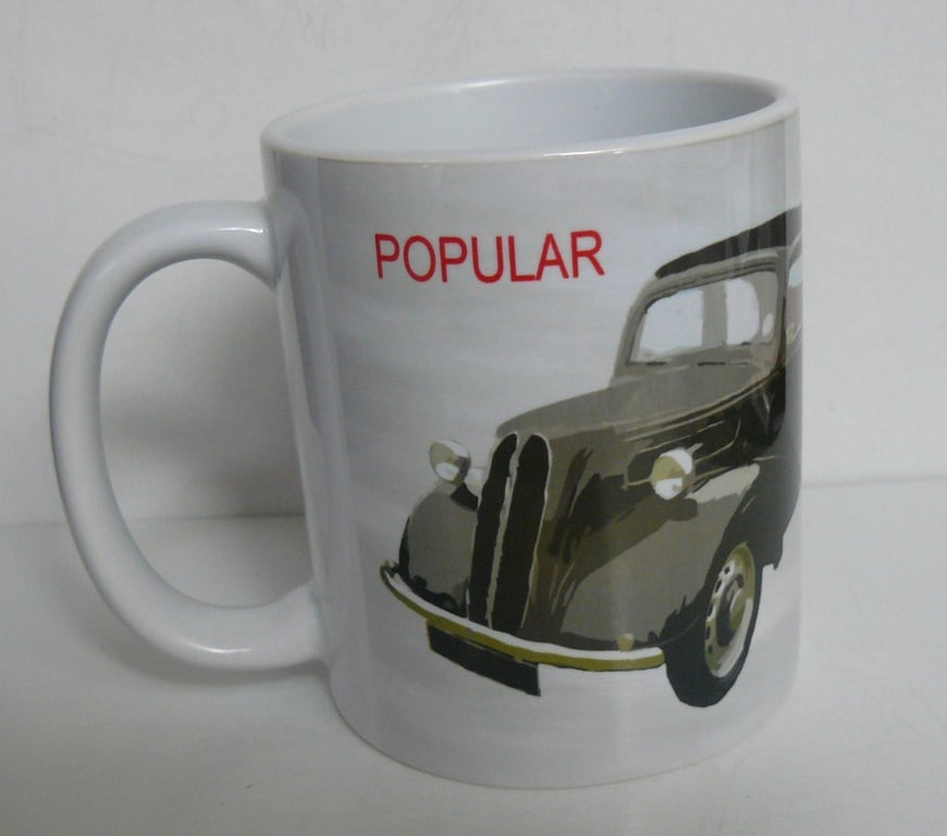 popular ceramic mug classic f rd popular side valve anglia black