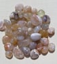 10 Cherry Blossom Agate Crystal Polished Tumblestones, Chakra, Craft, Mosaic - Image 2