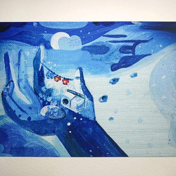 Steven Universe Ending credits canvas painting print A5