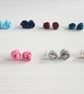 Knot style stud earrings, limited pairs available - Image 1