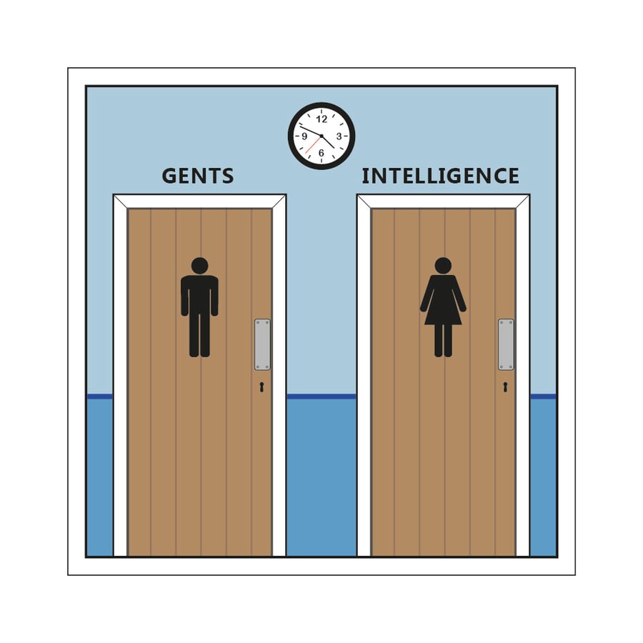 Image of Gents Intelligence Postcard