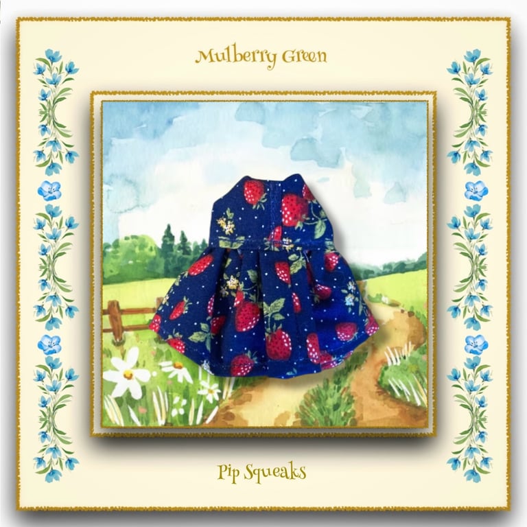 Pip Squeaks Strawberry Print Dress 