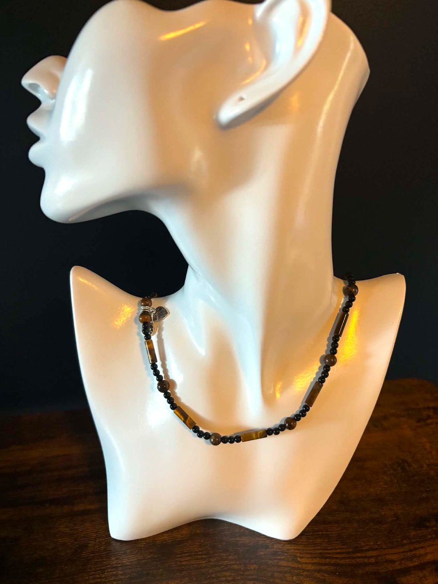 Tiger's Eye Mixed Stone Necklace