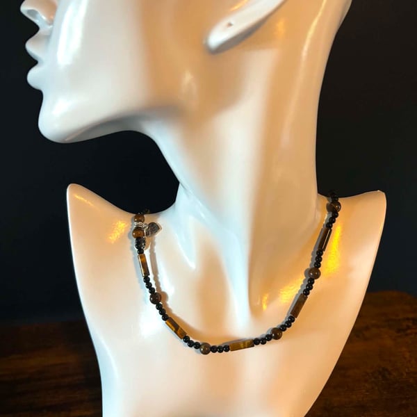 Tiger's Eye Mixed Stone Necklace