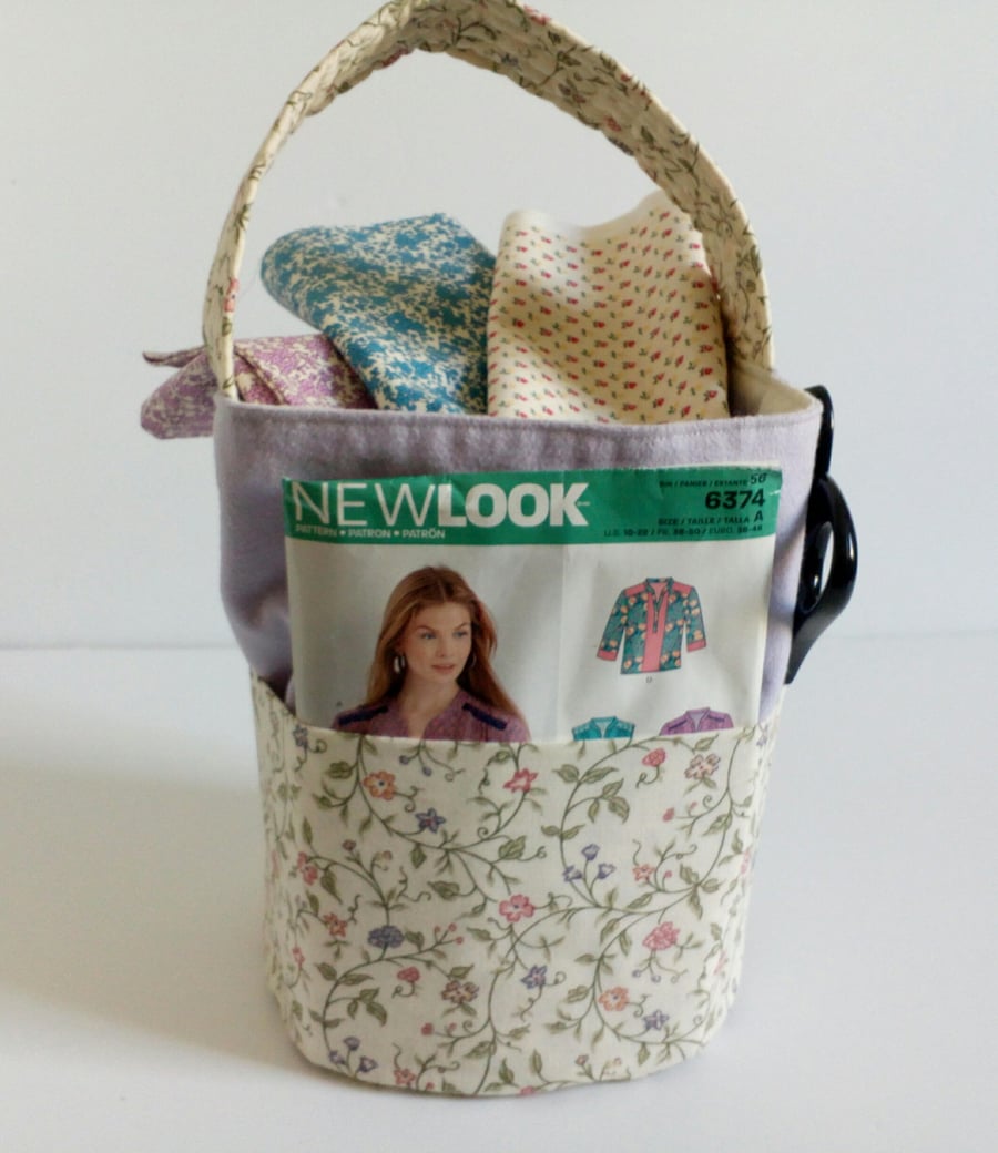 Hobby bag, Sewing bag, knitting bag, project bag, Bag, gift for Her, Crafts