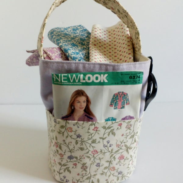 Hobby bag, Sewing bag, knitting bag, project bag, Bag, gift for Her, Crafts
