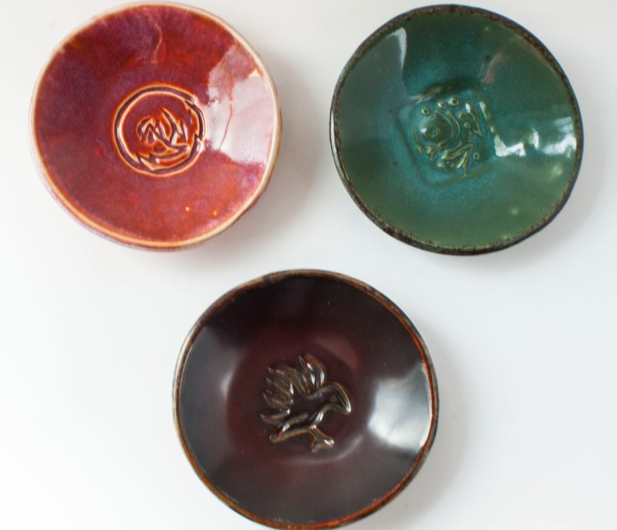 Small Round Plates - Animal Print Dishes