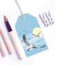 Flying Seagulls Gift Wrapping Paper - Eco friendly, Pack of 2 folded sheets - Image 4