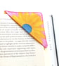 Floral Fabric Colourful Daisy print, Bookmarks, 6 book marks, Set B - Image 4