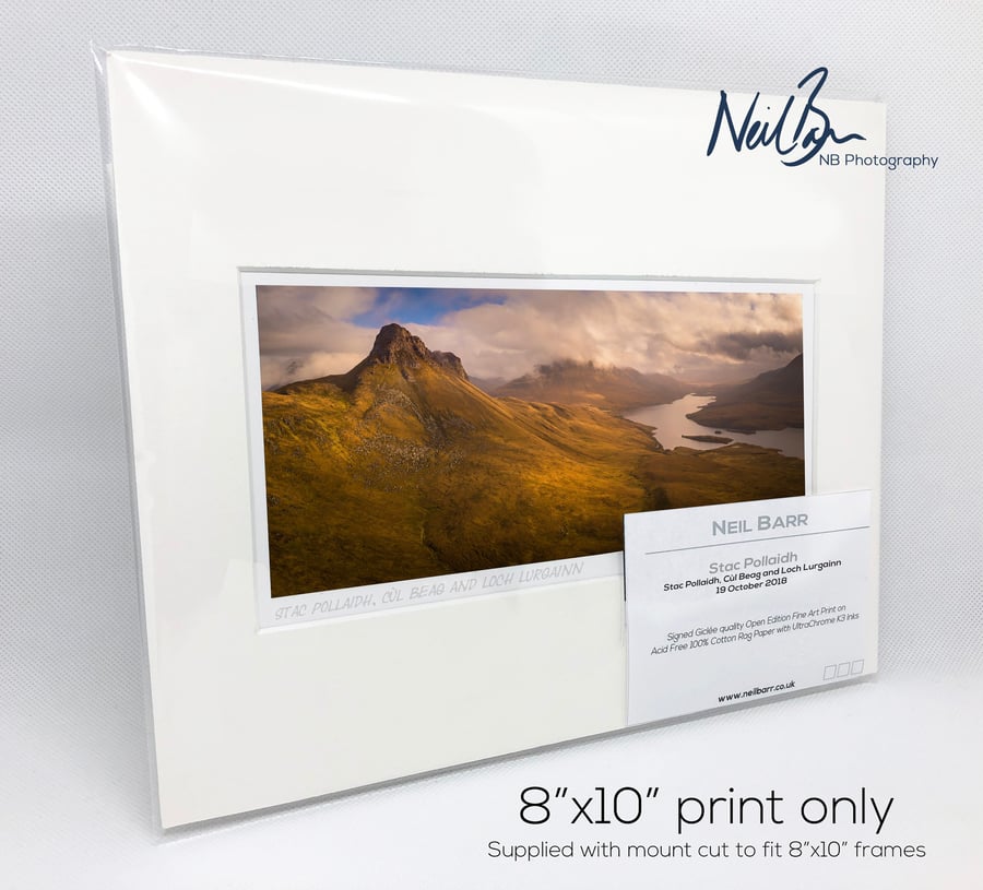 Stac Pollaidh Scotland - A5 (10"x 8") Unframed Print