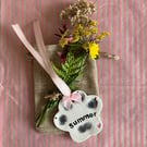 Clay Paw Print Keepsake- Handcrafted and Personal