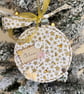 Personalised Gold Star Bauble - Christmas Keepsake Decoration  - Image 2