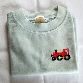 Train T-shirt (0-3 months)