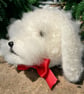 Needle felted dog bauble - White cavapoo, cockapoo, doodle - Image 3