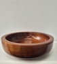 Hand turned, hardwood, decorative bowl