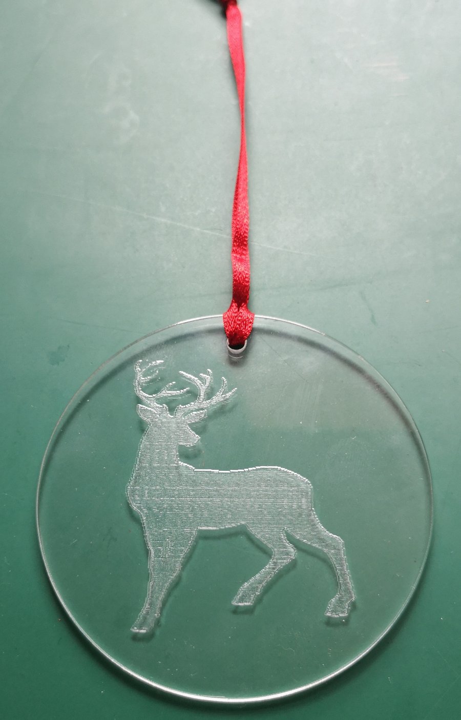 Acrylic Reindeer Christmas Decoration