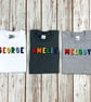 Kids rainbow name T-Shirt- child's birthday top- Shirt for boy or girl - Image 1