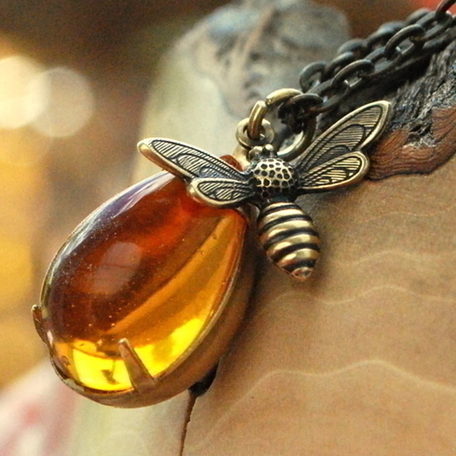 Honey Bee Necklace 