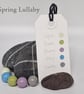 Spring Lullaby - hand painted - wooden bead & sterling silver necklace - Image 2