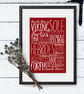 Shipping Forecast any colour, bespoke typographic print - Image 3
