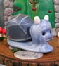 Large Village Snail 'Declan' OOAK Sculpt by Ann Galvin Gnome Village - Image 5