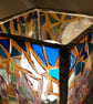 Spring Trees Stained Glass Lamp - Image 5
