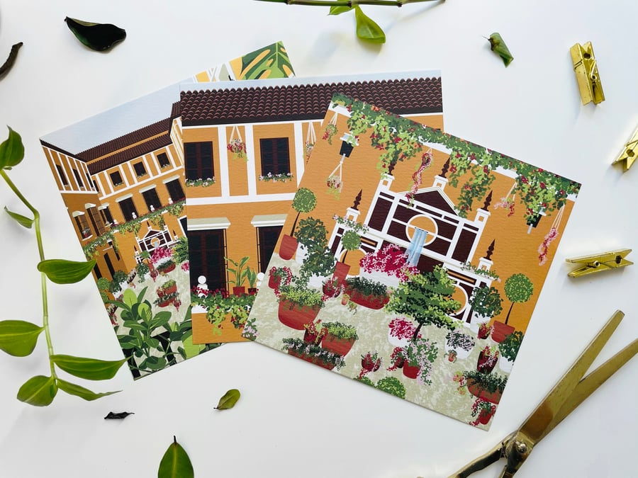 Seville Postcards, Spanish Art, Spanish Postcard Set