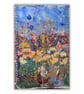 Ready to hang - felt and stitch wall hanging - wildflowers - nature study